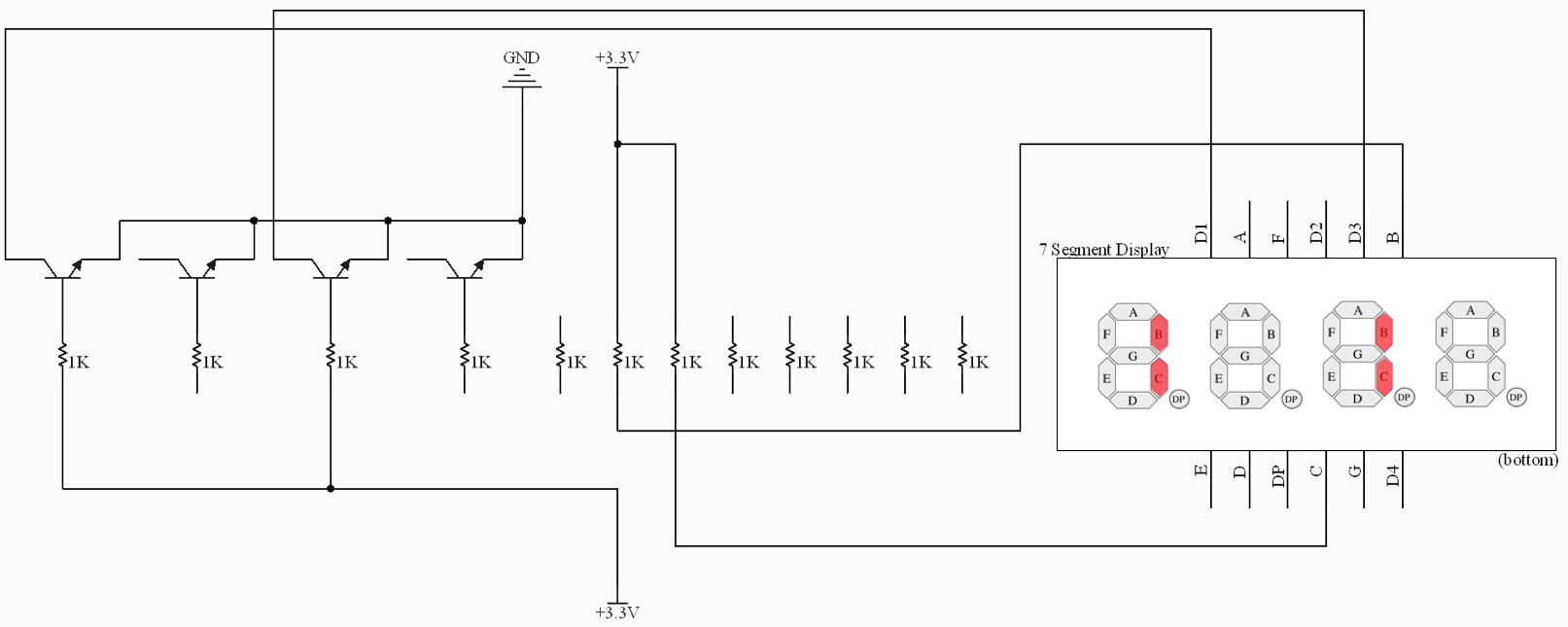 2 transistor circuit diagram